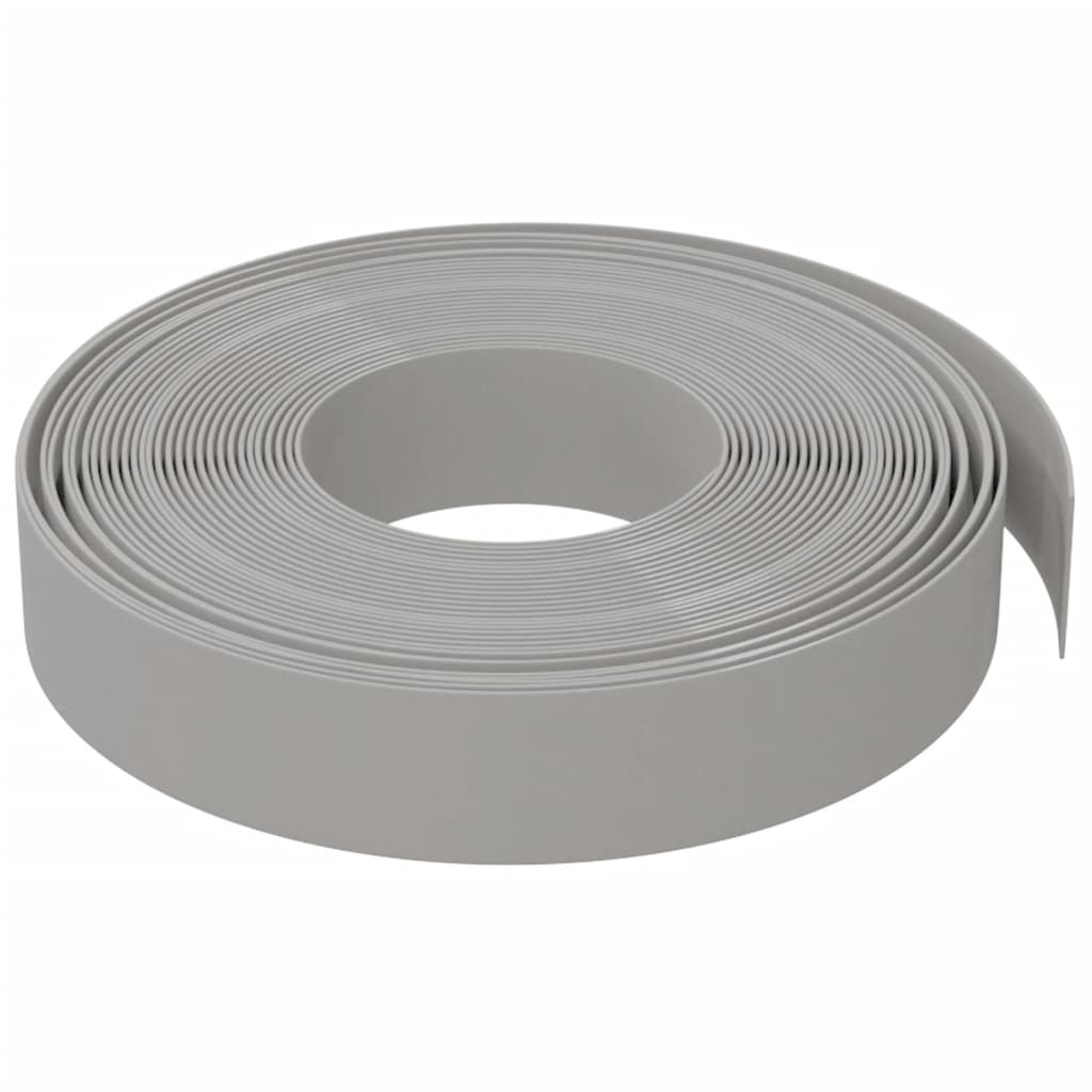 Tuinranden 4 st 10 m 10 cm polyetheen grijs is nu te koop bij PeponiXL, paradijselijk wonen!