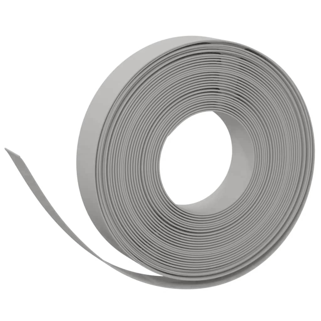 Tuinranden 5 st 10 m 10 cm polyetheen grijs is nu te koop bij PeponiXL, paradijselijk wonen!
