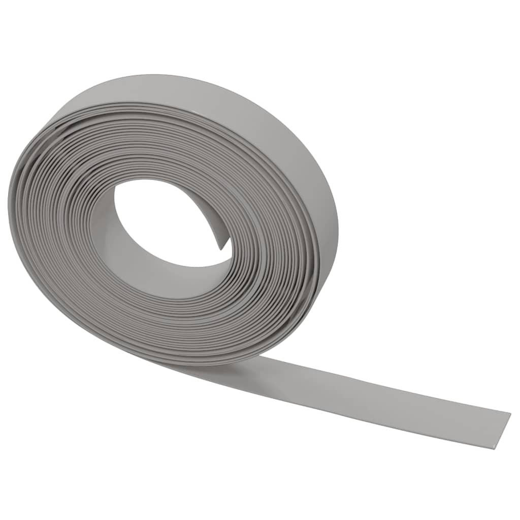 Tuinranden 5 st 10 m 10 cm polyetheen grijs is nu te koop bij PeponiXL, paradijselijk wonen!