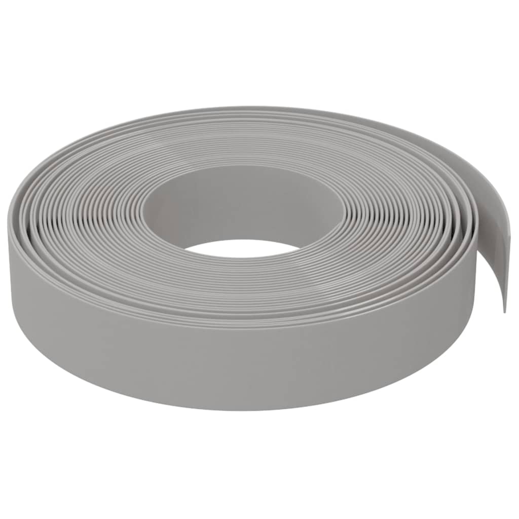 Tuinranden 5 st 10 m 10 cm polyetheen grijs is nu te koop bij PeponiXL, paradijselijk wonen!
