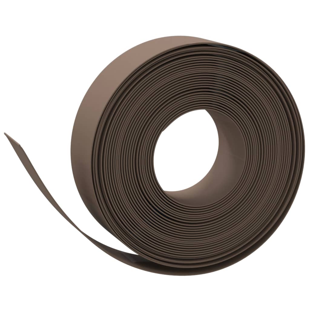 Tuinranden 4 st 10 m 15 cm polyetheen bruin is nu te koop bij PeponiXL, paradijselijk wonen!