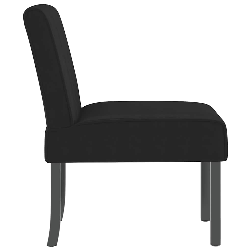 Stoel fluweel zwart is nu te koop bij PeponiXL, paradijselijk wonen!
