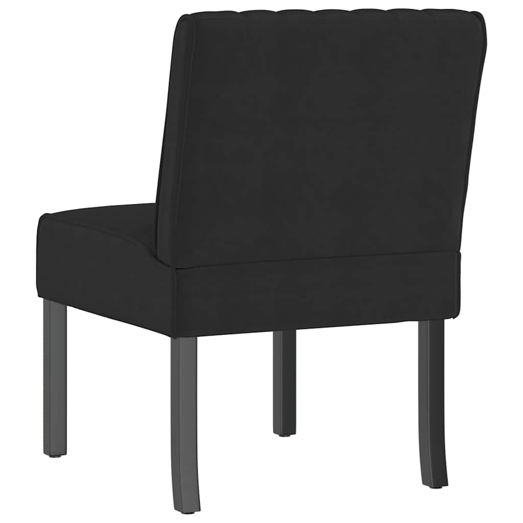 Stoel fluweel zwart is nu te koop bij PeponiXL, paradijselijk wonen!