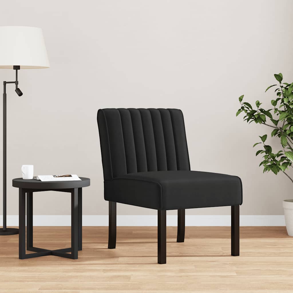 Stoel fluweel zwart is nu te koop bij PeponiXL, paradijselijk wonen!