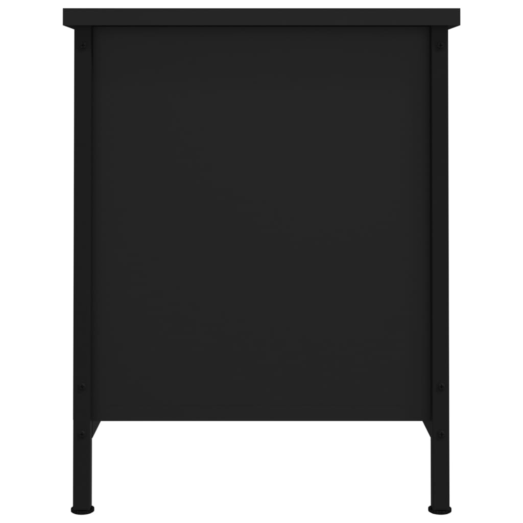 Tv-meubel met deuren 60x35x45 cm bewerkt hout is nu te koop bij PeponiXL, paradijselijk wonen!