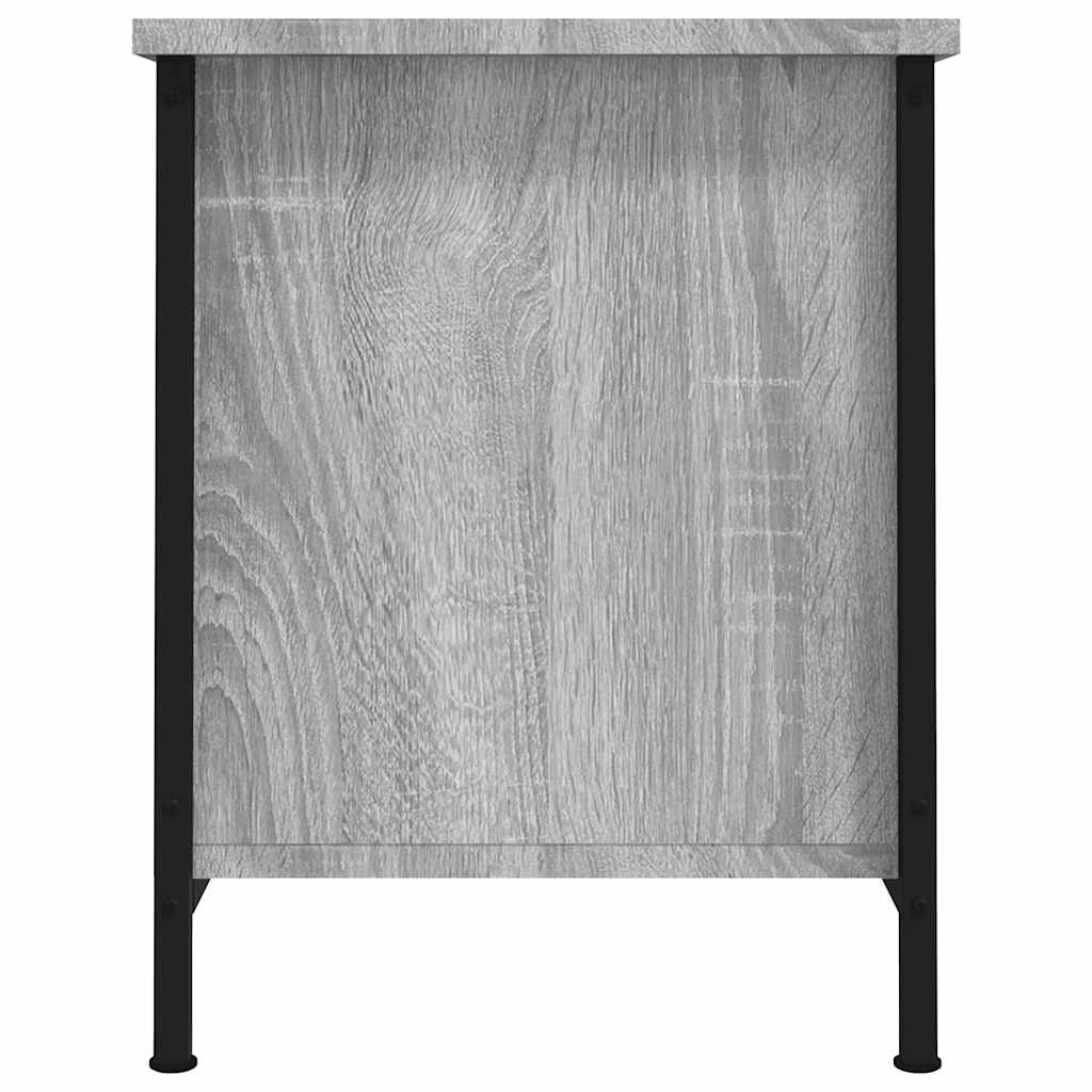 Tv-meubel met deuren 60x35x45 cm bewerkt hout grijs sonoma is nu te koop bij PeponiXL, paradijselijk wonen!
