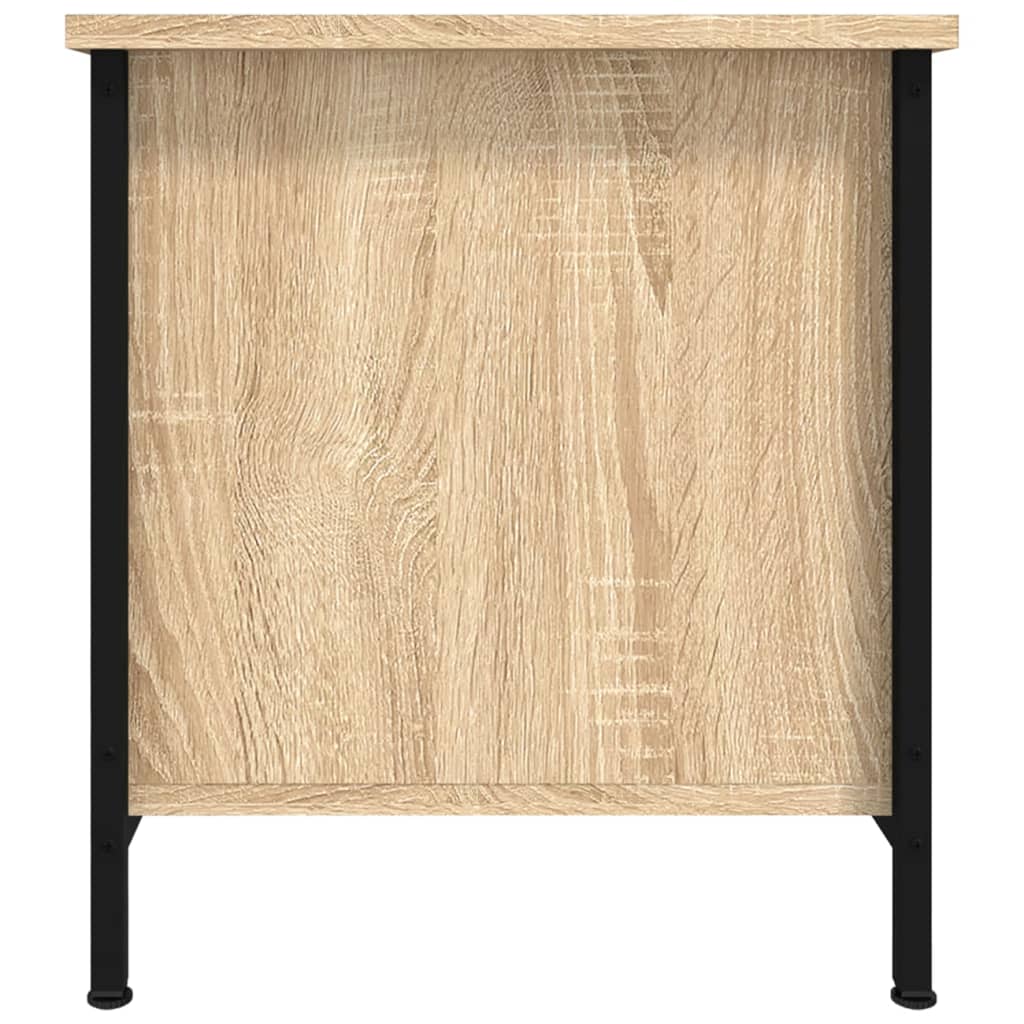 Tv-meubel 100x40x45 cm bewerkt hout sonoma eikenkleurig is nu te koop bij PeponiXL, paradijselijk wonen!