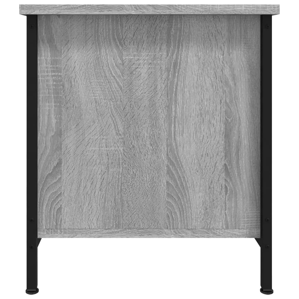 Tv-meubel 100x40x45 cm bewerkt hout grijs sonoma eikenkleurig is nu te koop bij PeponiXL, paradijselijk wonen!