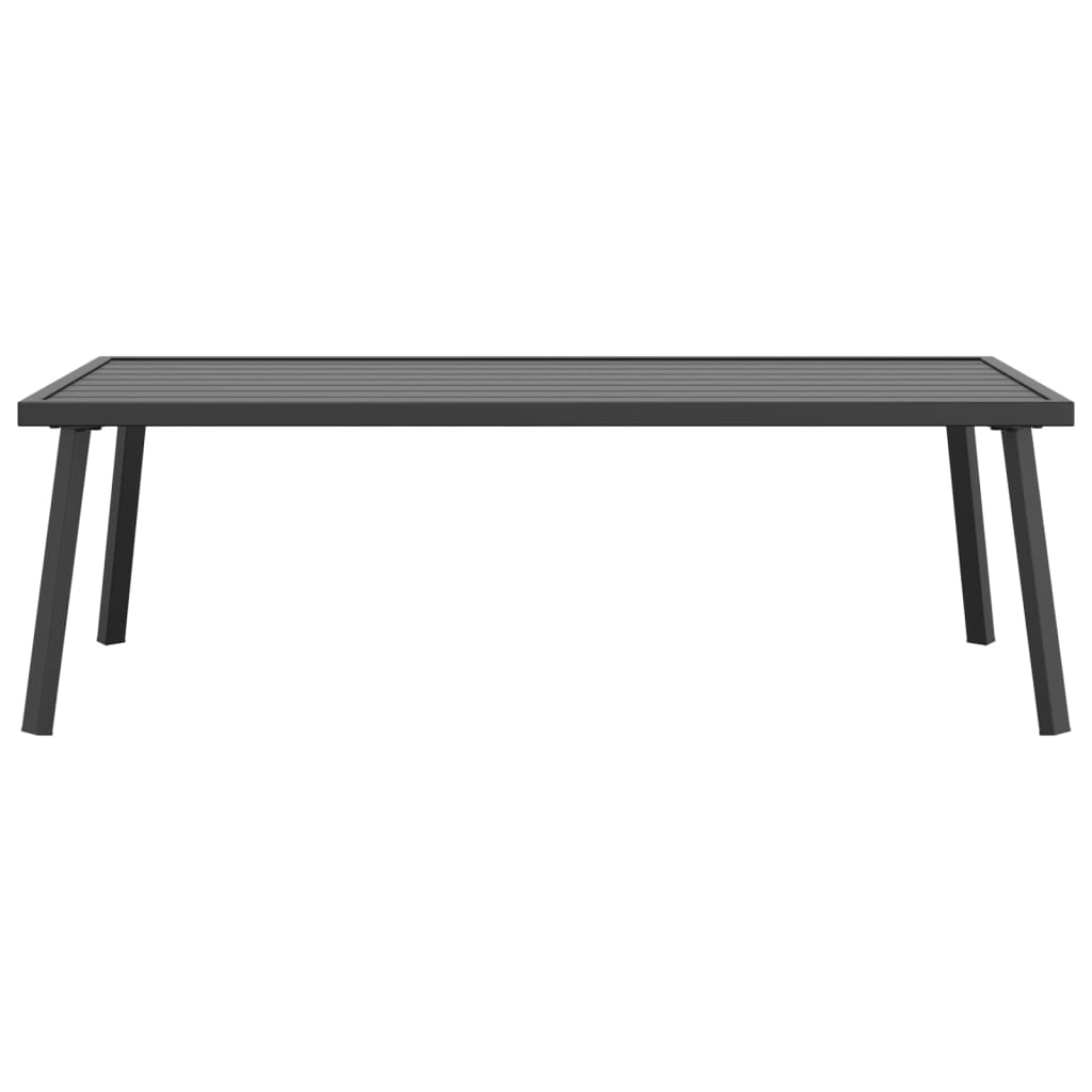 Tuintafel 110x55x35 cm staal antracietkleurig is nu te koop bij PeponiXL, paradijselijk wonen!