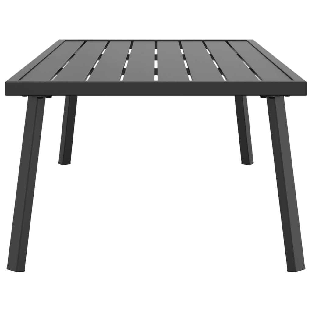 Tuintafel 110x55x35 cm staal antracietkleurig is nu te koop bij PeponiXL, paradijselijk wonen!