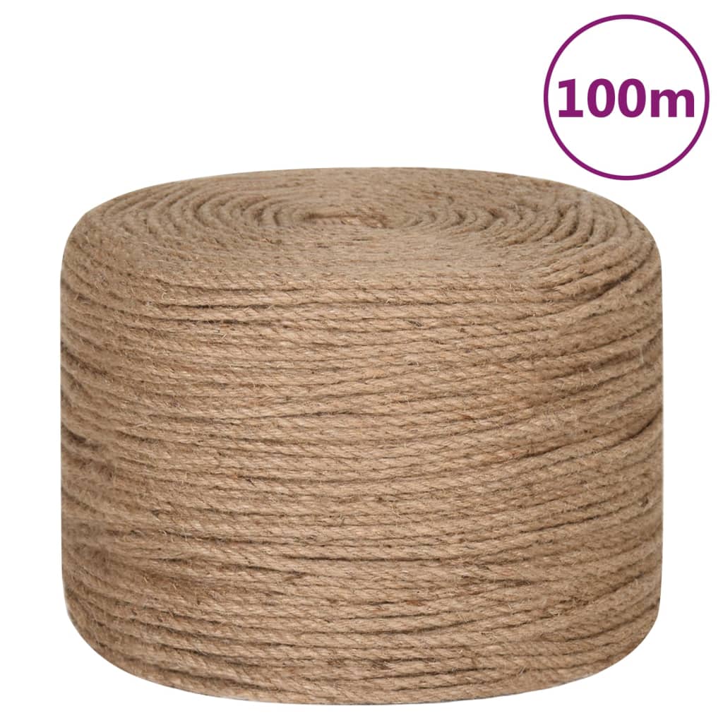Touw 100 m lang 4 mm dik jute is nu te koop bij PeponiXL, paradijselijk wonen!