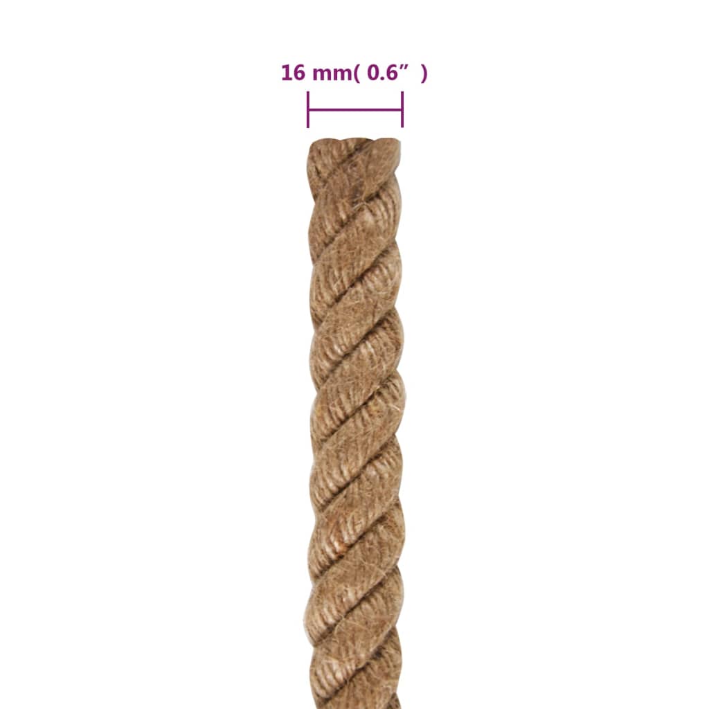 Touw 50 m lang 16 mm dik jute is nu te koop bij PeponiXL, paradijselijk wonen!