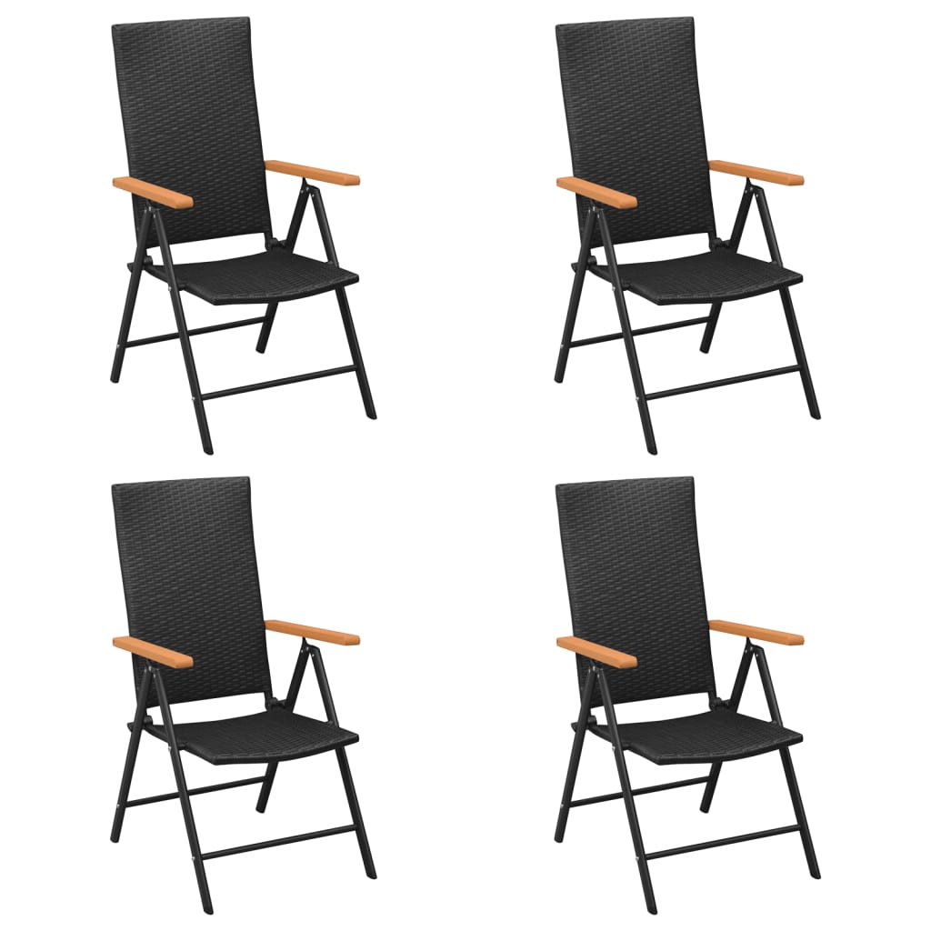 5-delige Tuinset poly rattan zwart en bruin is nu te koop bij PeponiXL, paradijselijk wonen!