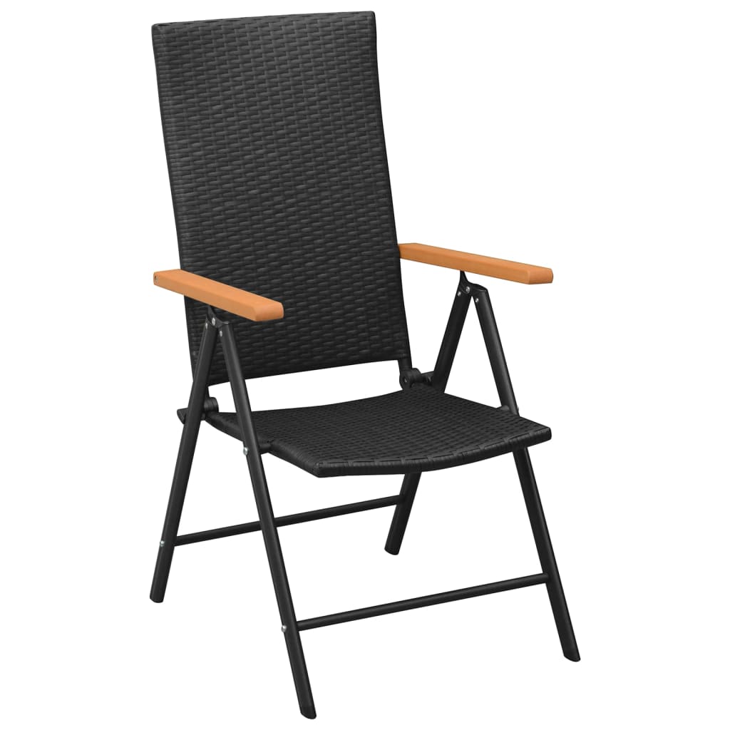 7-delige Tuinset poly rattan zwart en bruin is nu te koop bij PeponiXL, paradijselijk wonen!