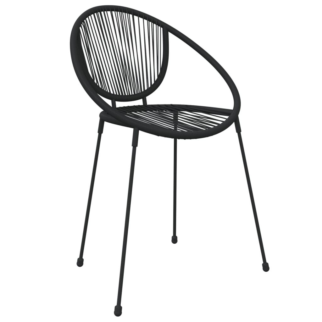 7-delige Tuinset PVC-rattan zwart is nu te koop bij PeponiXL, paradijselijk wonen!