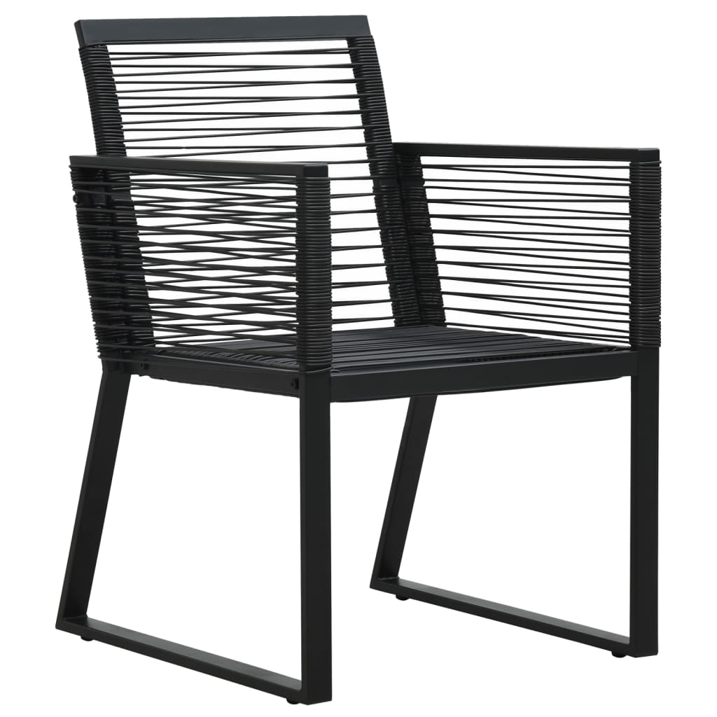 7-delige Tuinset PVC-rattan zwart is nu te koop bij PeponiXL, paradijselijk wonen!