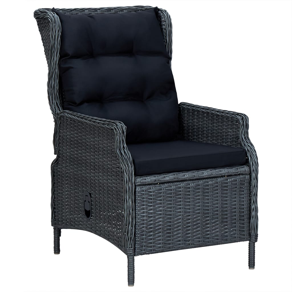7-delige Tuinset poly rattan donkergrijs is nu te koop bij PeponiXL, paradijselijk wonen!