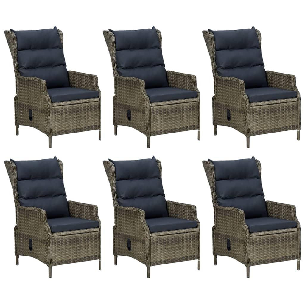 7-delige Tuinset poly rattan bruin is nu te koop bij PeponiXL, paradijselijk wonen!