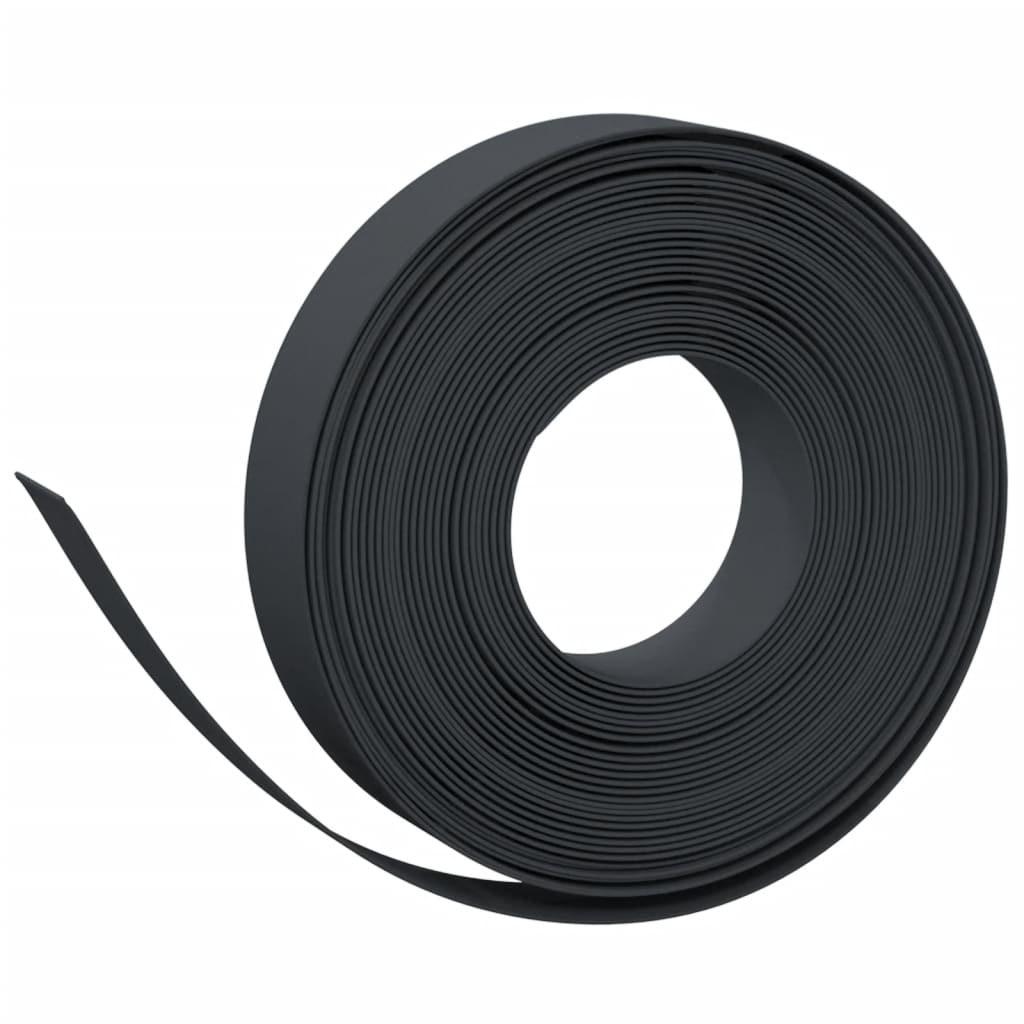 Tuinbegrenzing 10 m 10 cm polyetheen zwart is nu te koop bij PeponiXL, paradijselijk wonen!