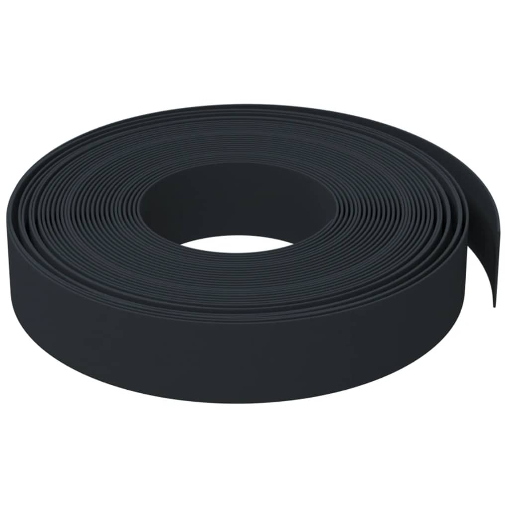 Tuinbegrenzing 10 m 10 cm polyetheen zwart is nu te koop bij PeponiXL, paradijselijk wonen!
