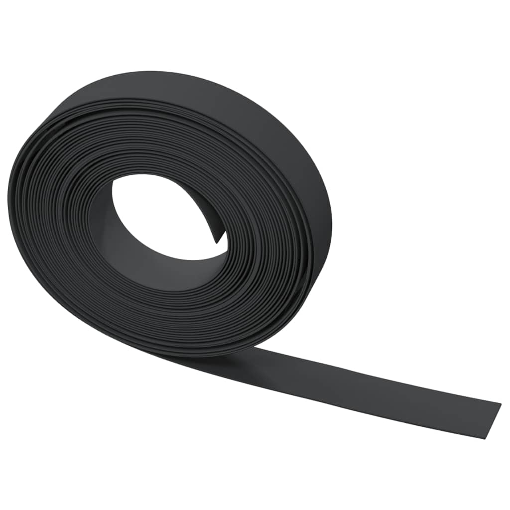 Tuinbegrenzing 10 m 10 cm polyetheen zwart is nu te koop bij PeponiXL, paradijselijk wonen!