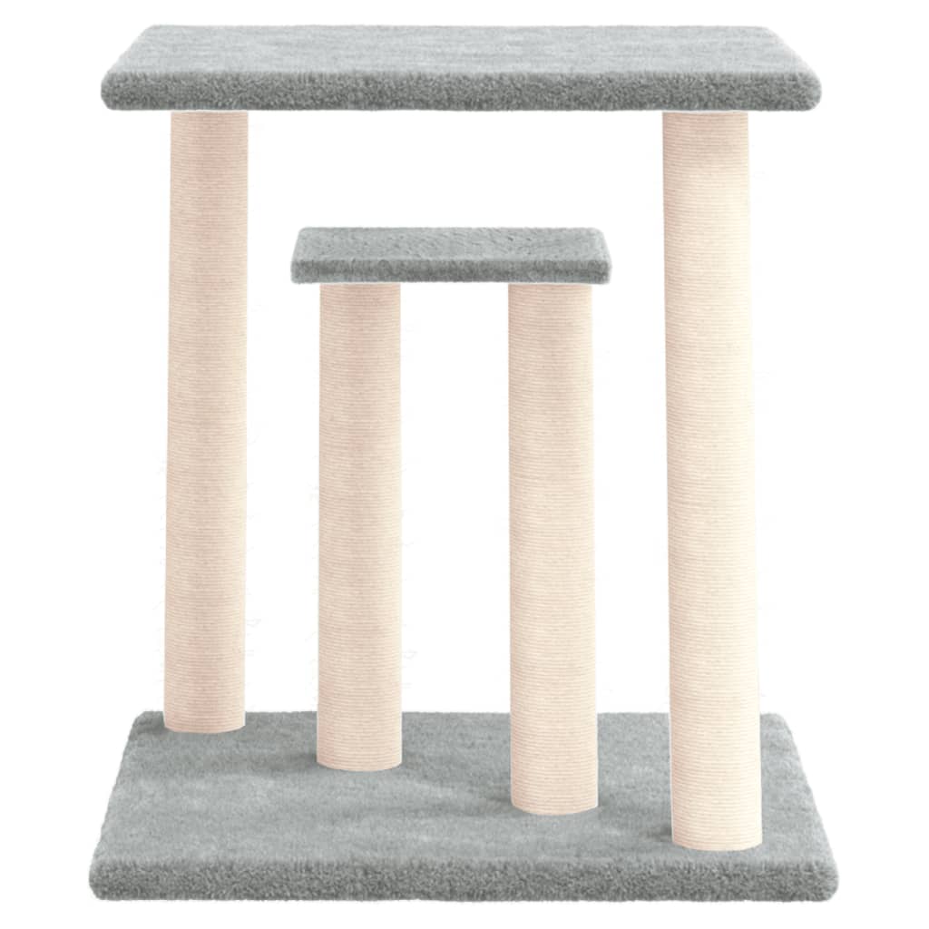 Krabpaal met platforms 50 cm lichtgrijs is nu te koop bij PeponiXL, paradijselijk wonen!