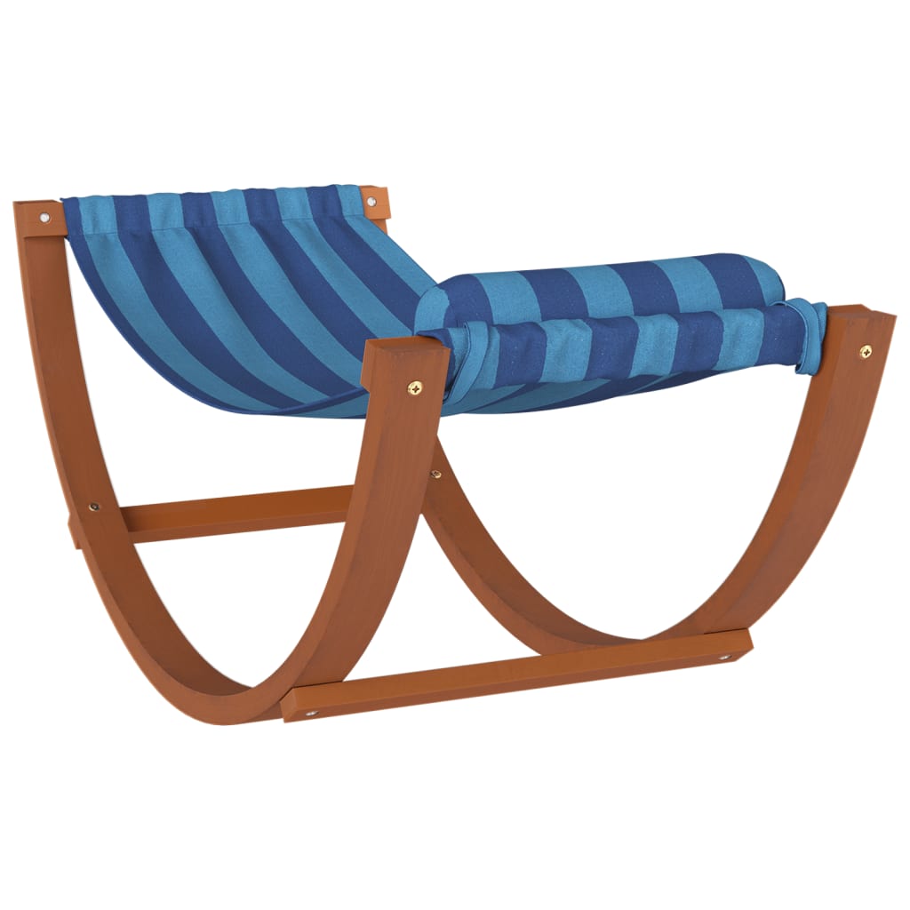Hangmatschommel voor kinderen stof blauw gestreept is nu te koop bij PeponiXL, paradijselijk wonen!