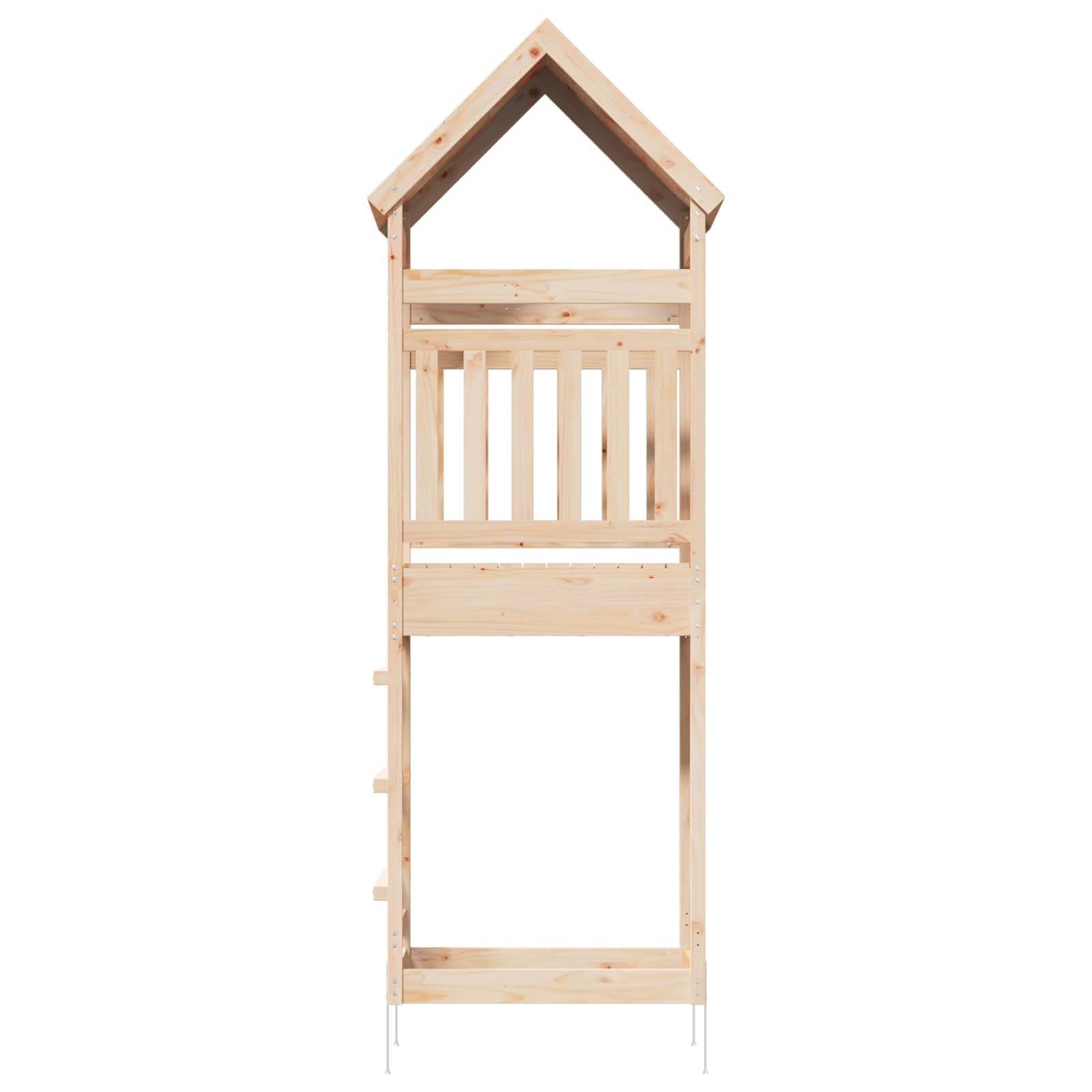 Buiten Speeltoren Naturel 53 x 85 x 264 cm Massief grenenhout is nu te koop bij PeponiXL, paradijselijk wonen!