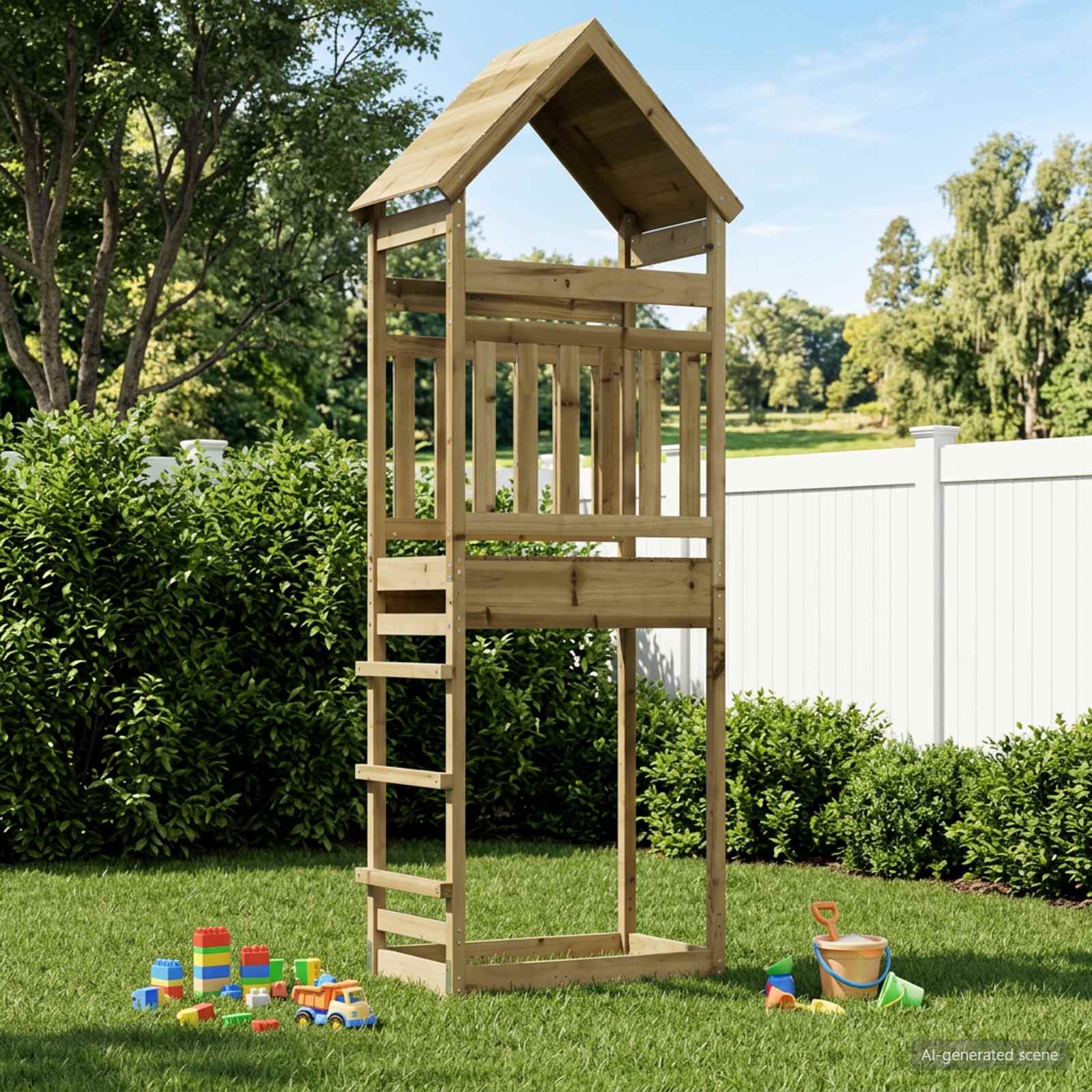 Buiten Speeltoren Naturel Massief geïmpregneerd dennenhout is nu te koop bij PeponiXL, paradijselijk wonen!