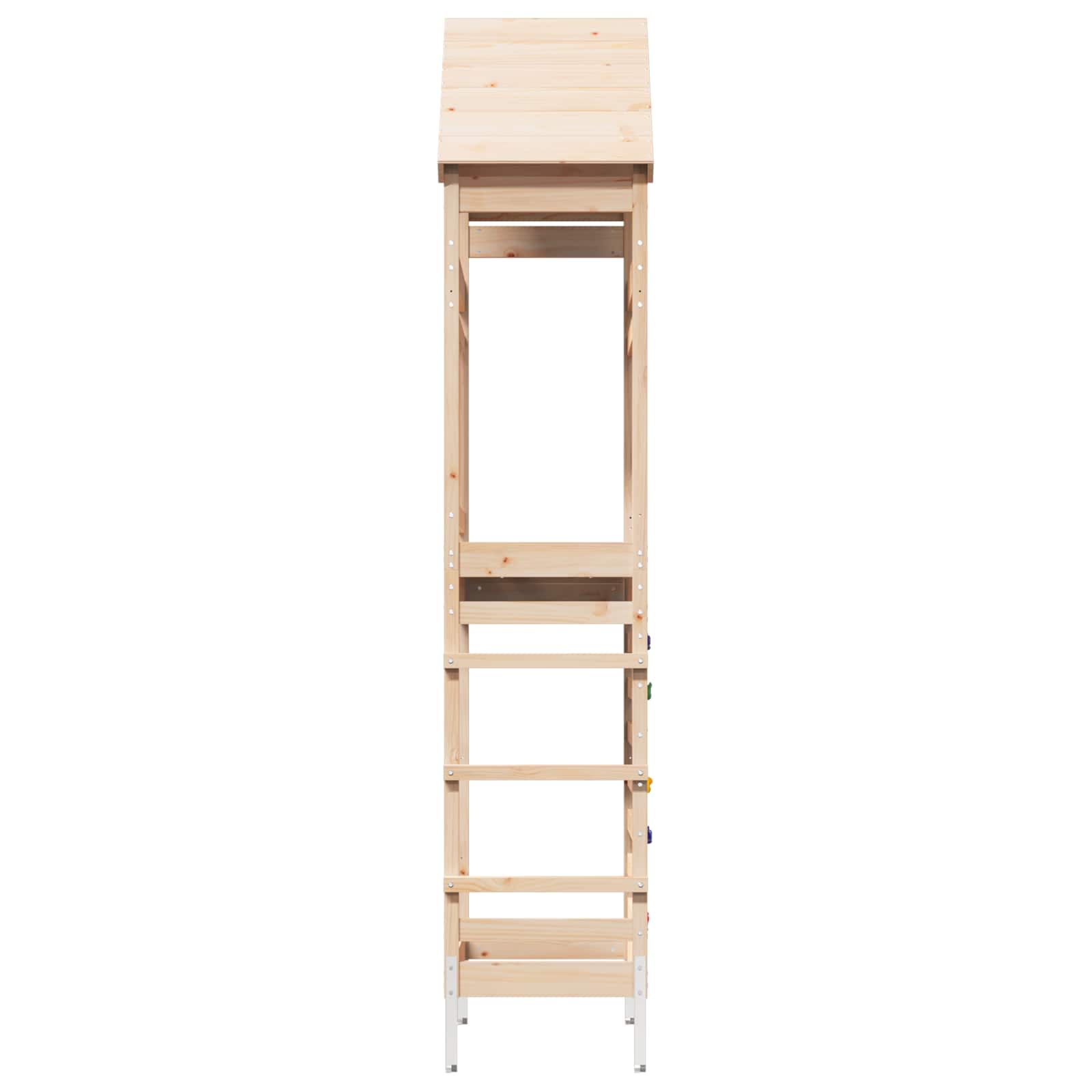 Buiten Speeltoren Naturel 53 x 85 x 264 cm Massief grenenhout is nu te koop bij PeponiXL, paradijselijk wonen!