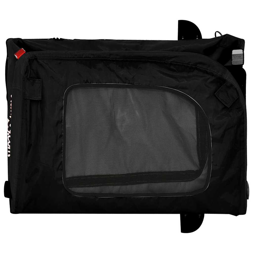 Hondenfietstrailer oxford stof en ijzer zwart is nu te koop bij PeponiXL, paradijselijk wonen!