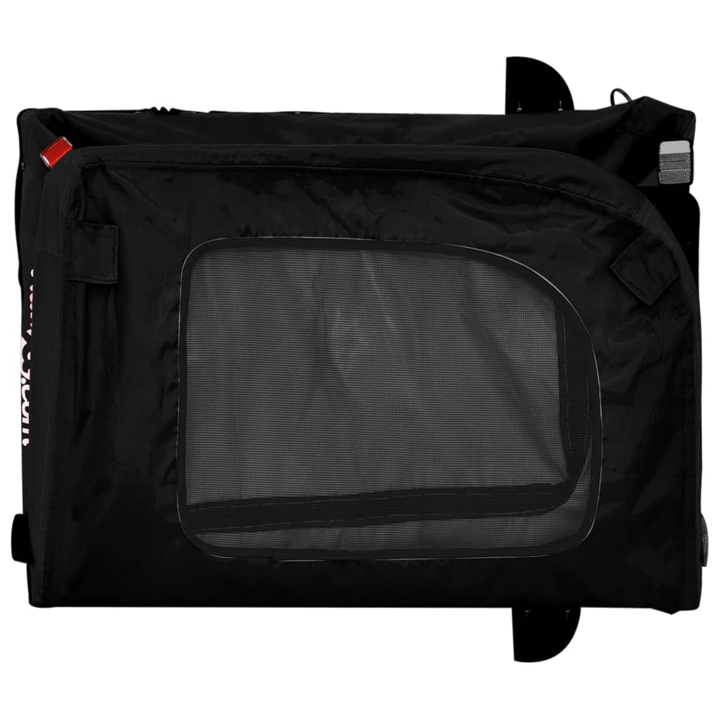 Hondenfietstrailer oxford stof en ijzer zwart is nu te koop bij PeponiXL, paradijselijk wonen!