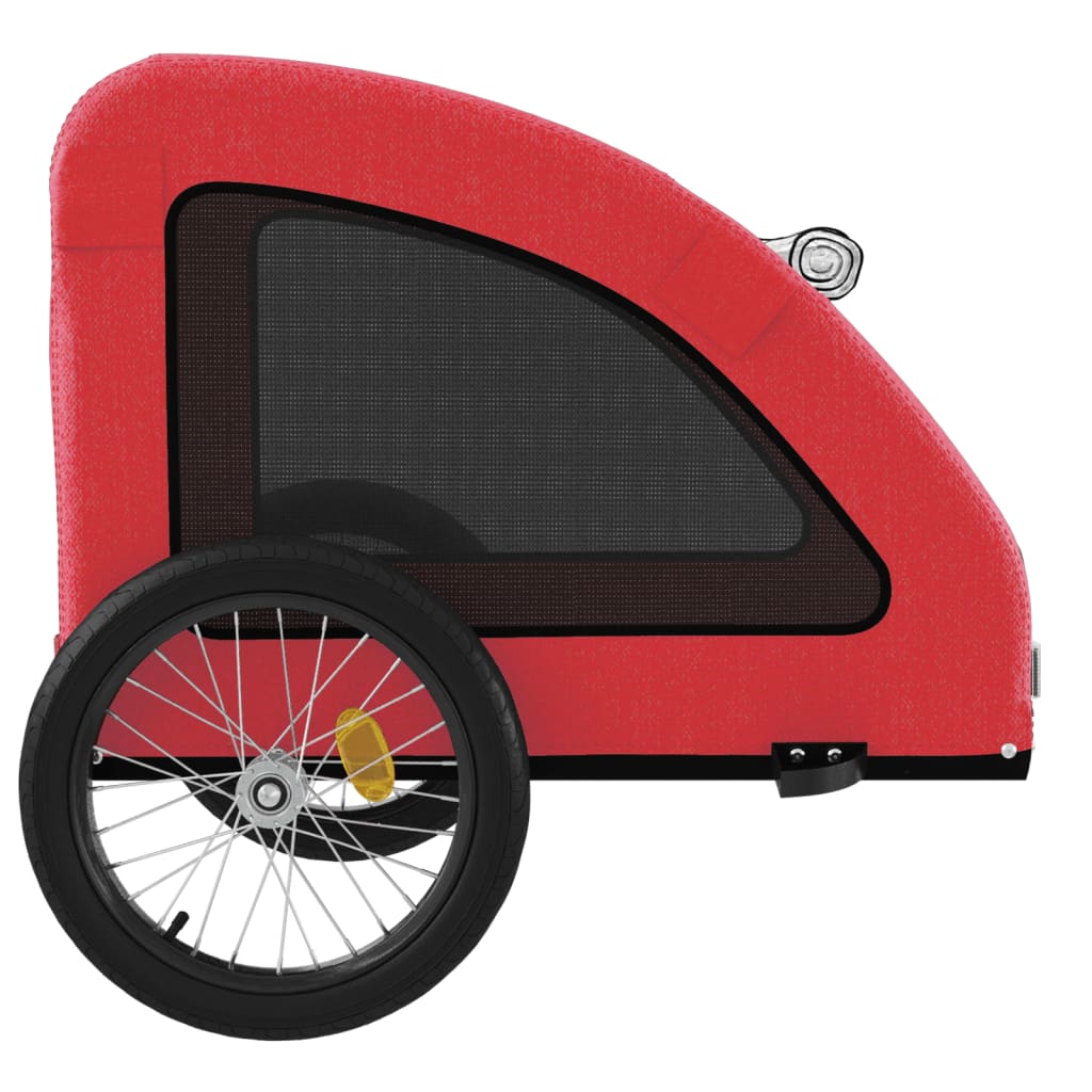 Hondenfietstrailer oxford stof en ijzer rood is nu te koop bij PeponiXL, paradijselijk wonen!