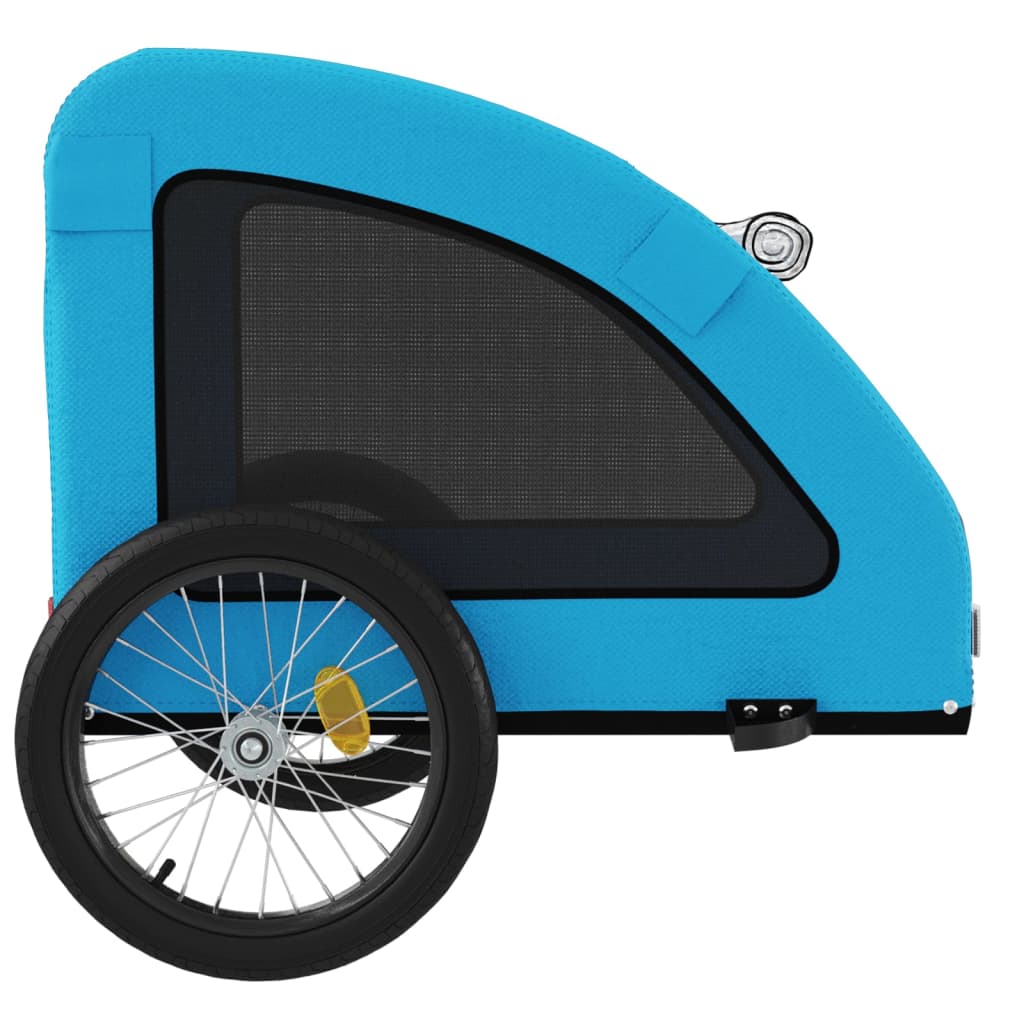 Hondenfietstrailer oxford stof en ijzer blauw is nu te koop bij PeponiXL, paradijselijk wonen!