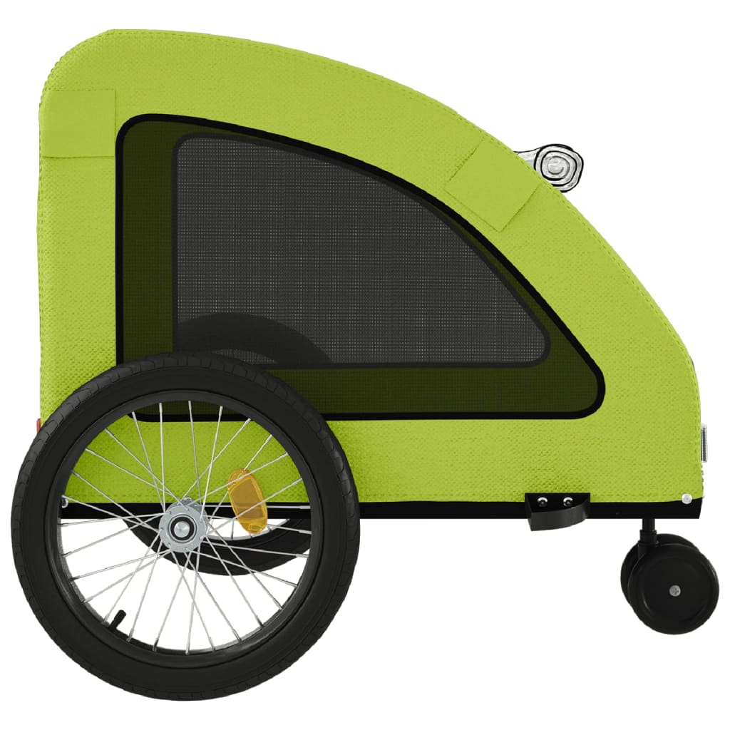 Hondenfietstrailer oxford stof en ijzer groen is nu te koop bij PeponiXL, paradijselijk wonen!