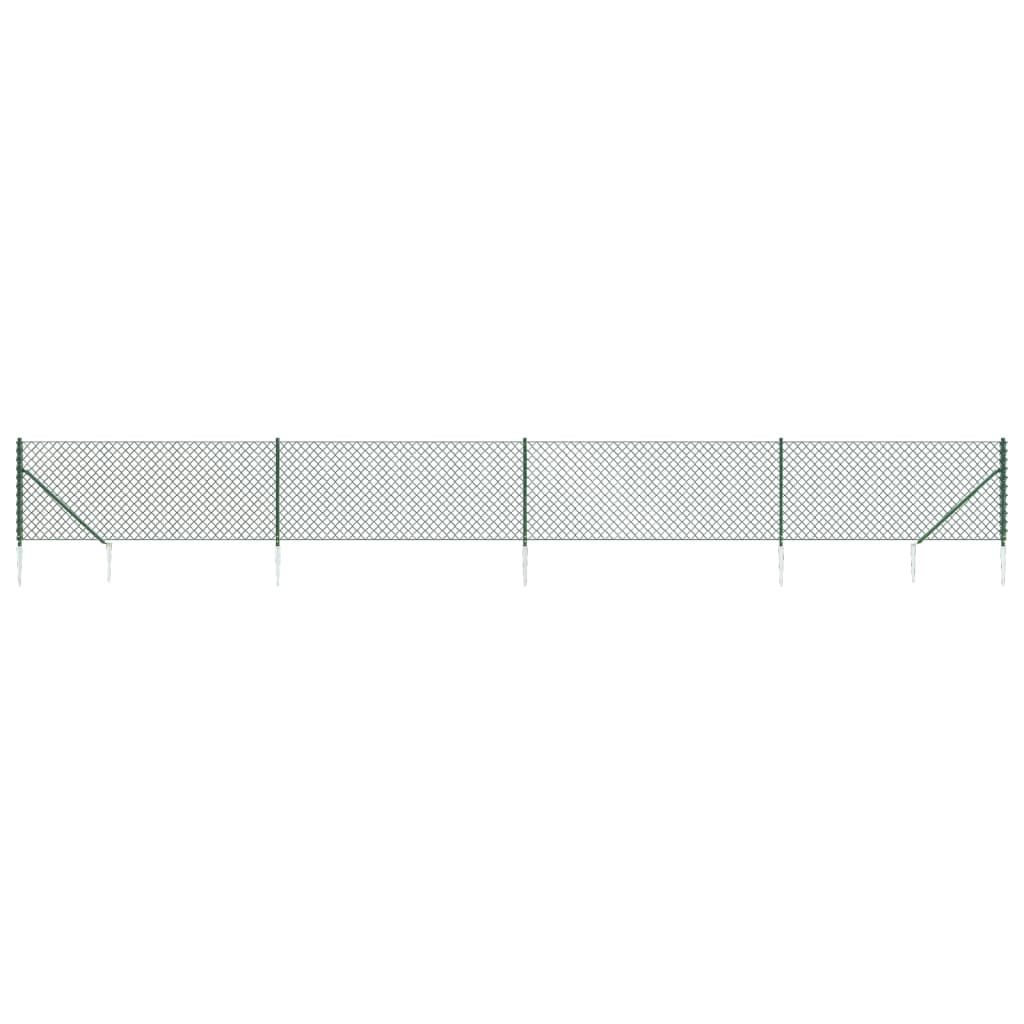 Gaashek met grondankers 0,8x10 m groen is nu te koop bij PeponiXL, paradijselijk wonen!