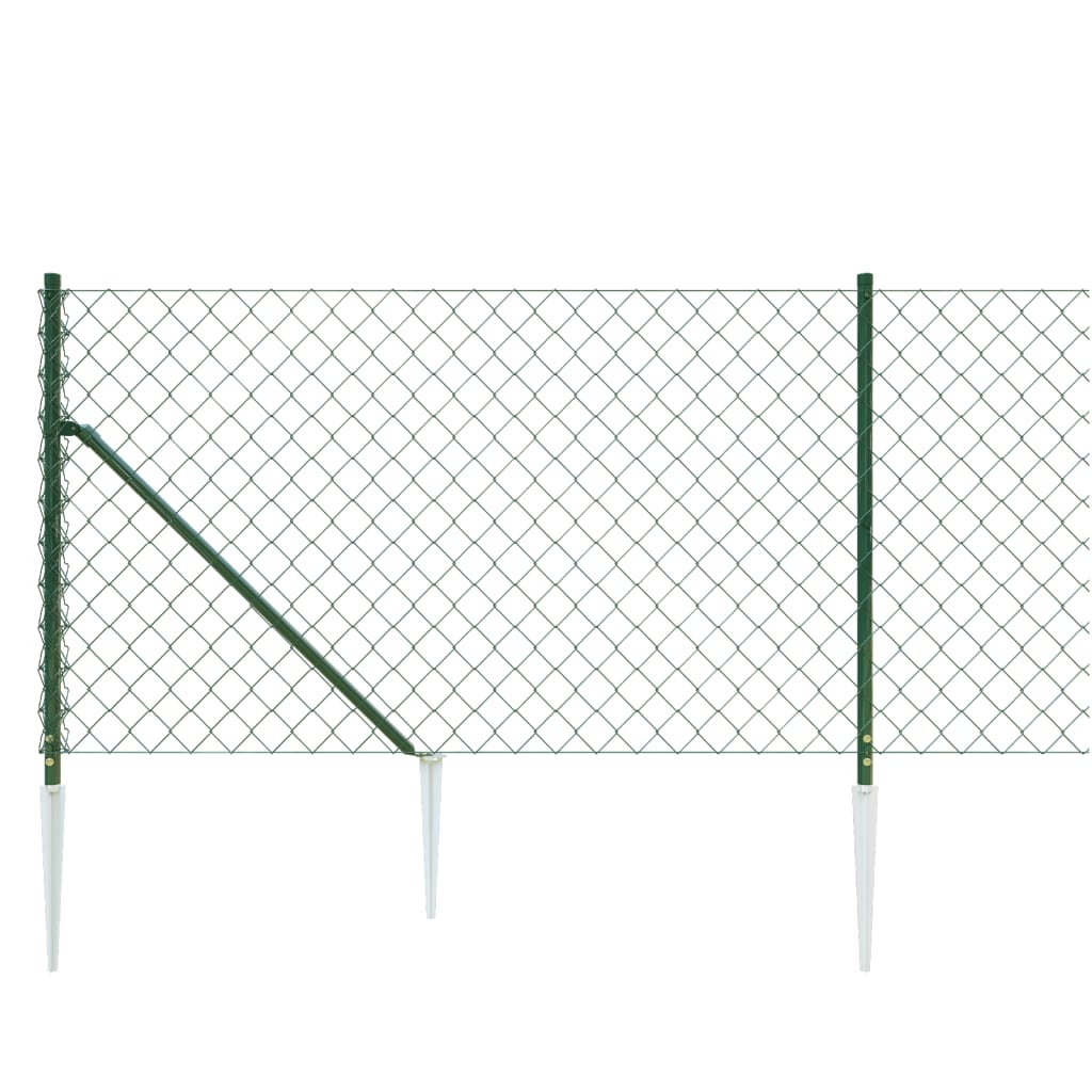 Gaashek met grondankers 0,8x10 m groen is nu te koop bij PeponiXL, paradijselijk wonen!