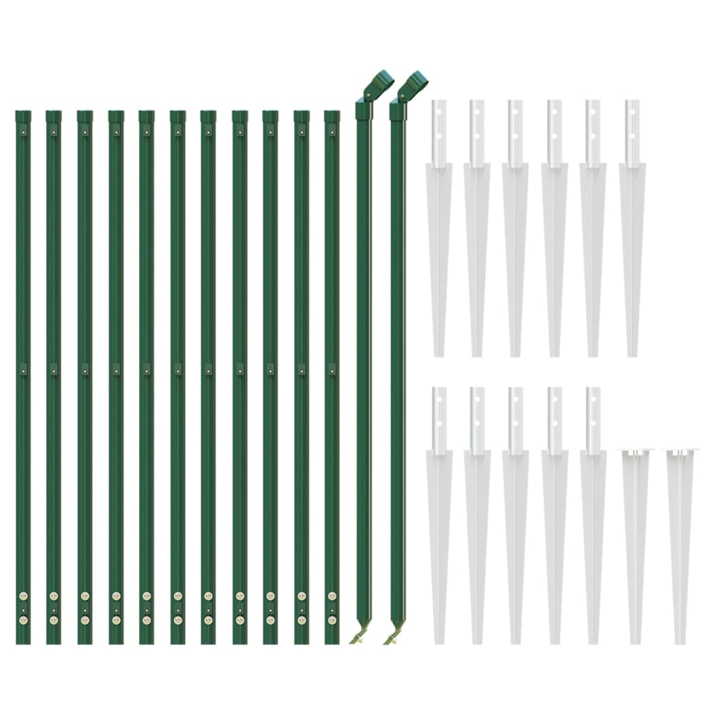 Gaashek met grondankers 0,8x25 m groen is nu te koop bij PeponiXL, paradijselijk wonen!