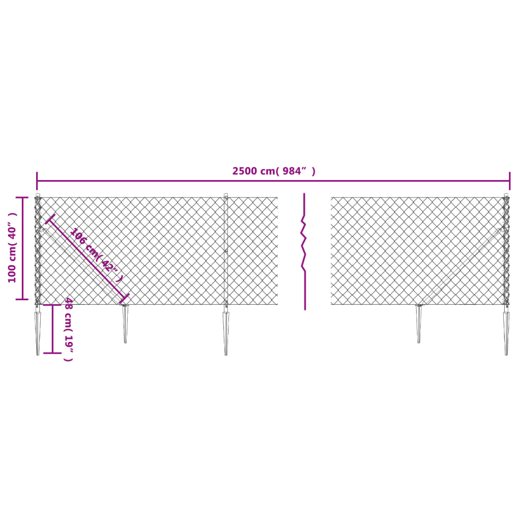 Gaashek met grondankers 1x10 m groen is nu te koop bij PeponiXL, paradijselijk wonen!