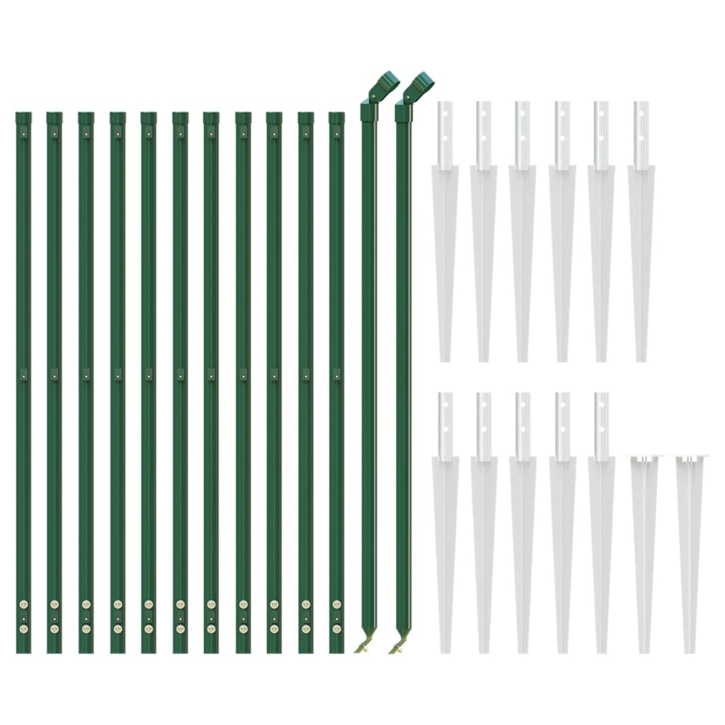 Gaashek met grondankers 1,1x25 m groen is nu te koop bij PeponiXL, paradijselijk wonen!