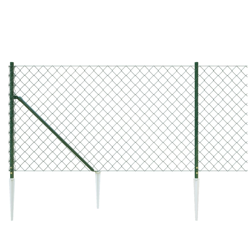 Gaashek met grondankers 1,1x25 m groen is nu te koop bij PeponiXL, paradijselijk wonen!