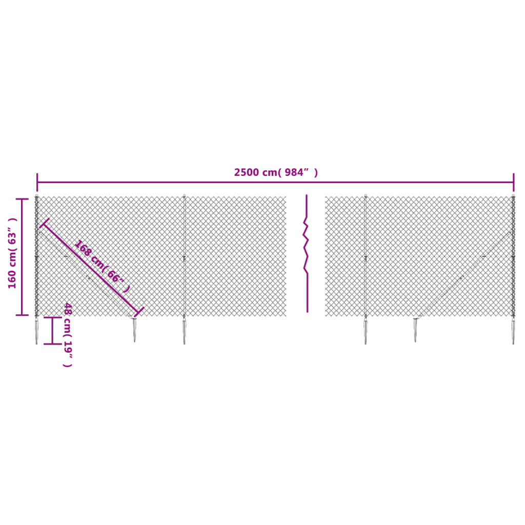 Gaashek met grondankers 1,6x25 m groen is nu te koop bij PeponiXL, paradijselijk wonen!