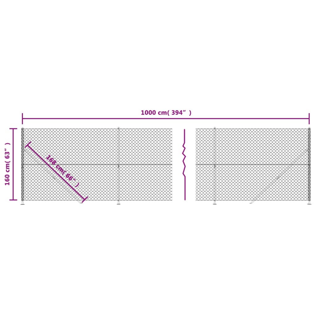 Gaashek met flens 1,6x10 m groen is nu te koop bij PeponiXL, paradijselijk wonen!
