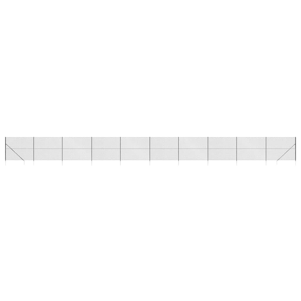 Gaashek met grondankers 1,4x25 m antracietkleurig is nu te koop bij PeponiXL, paradijselijk wonen!