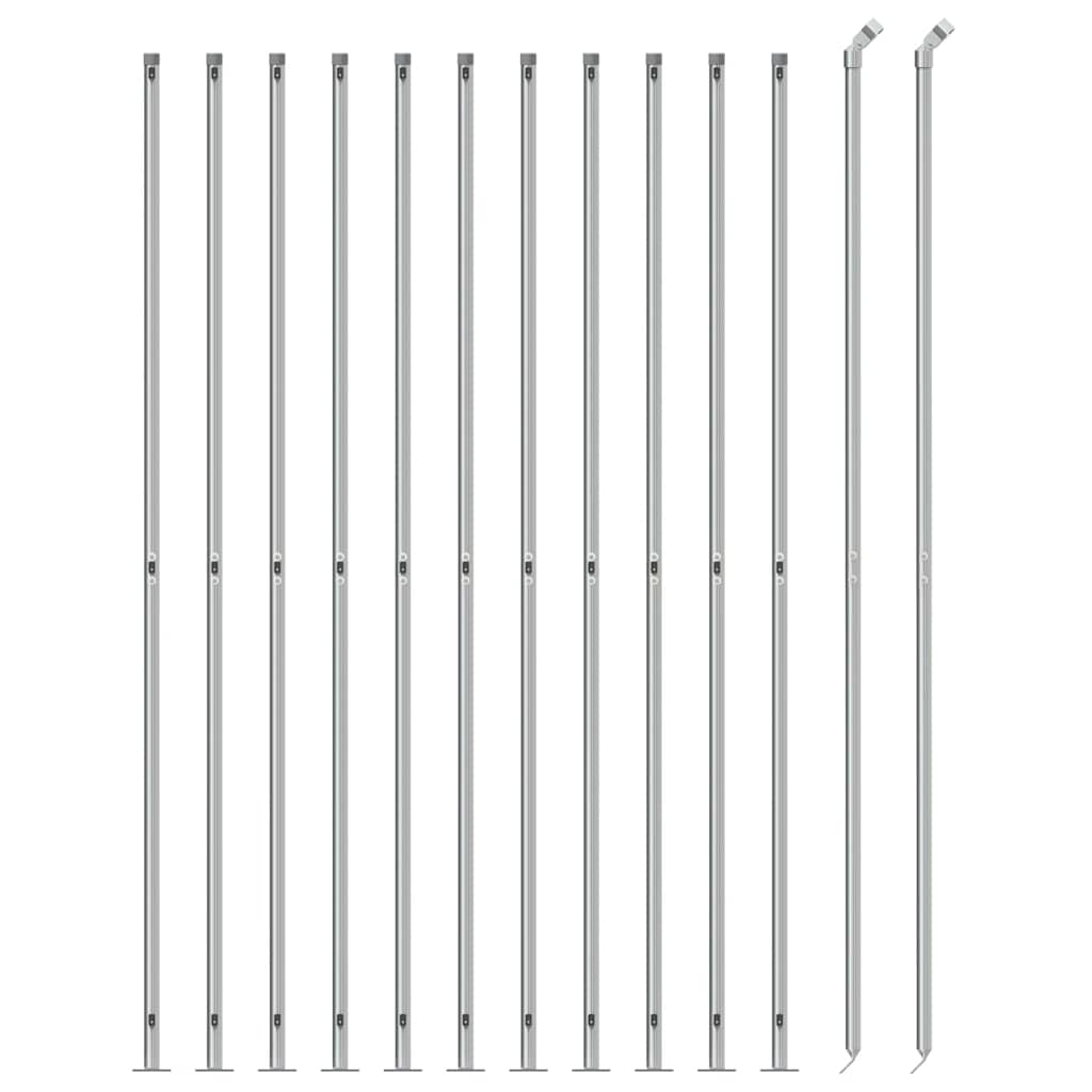 Gaashek met flens 1,6x25 m zilverkleurig is nu te koop bij PeponiXL, paradijselijk wonen!