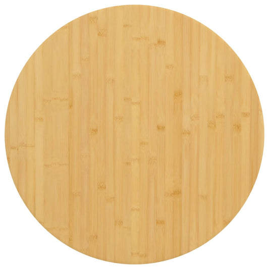 Tafelblad Ø 70x4 cm bamboe is nu te koop bij PeponiXL, paradijselijk wonen!