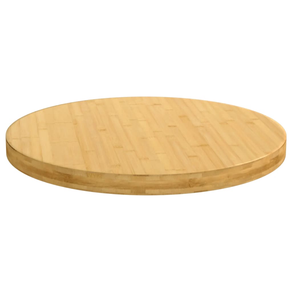 Tafelblad Ø 70x4 cm bamboe is nu te koop bij PeponiXL, paradijselijk wonen!