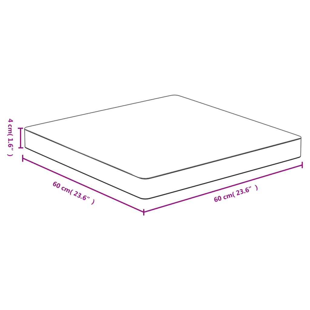 Tafelblad 60x60x4 cm bamboe is nu te koop bij PeponiXL, paradijselijk wonen!