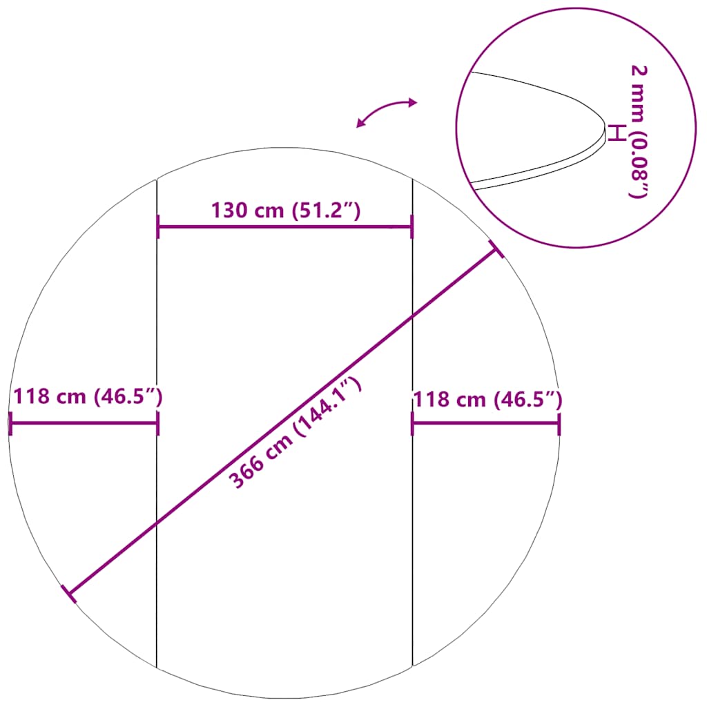 Zwembadgrondzeil Ø366 cm polyester geotextiel lichtgrijs is nu te koop bij PeponiXL, paradijselijk wonen!