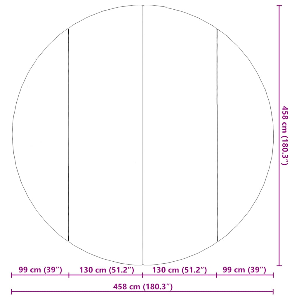 Zwembadgrondzeil Ø458 cm polyester geotextiel lichtgrijs is nu te koop bij PeponiXL, paradijselijk wonen!